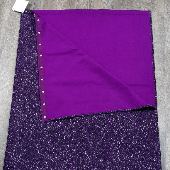 Lululemon Vinyasa Scarf Fleece Two Tone Purple Infinity Snap Versitile BRAND NEW - Picture 2 of 8